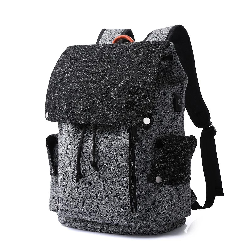 USB mens laptop backpack