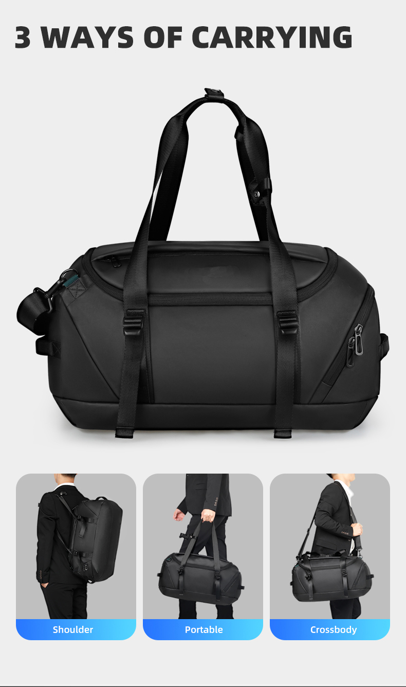 Multifunction Travel Male Duffle Bag