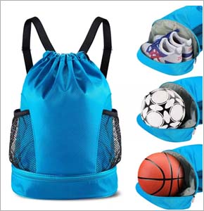 Strong Sports Drawstring Bag High-Quality Water-Resistant Basketball ...